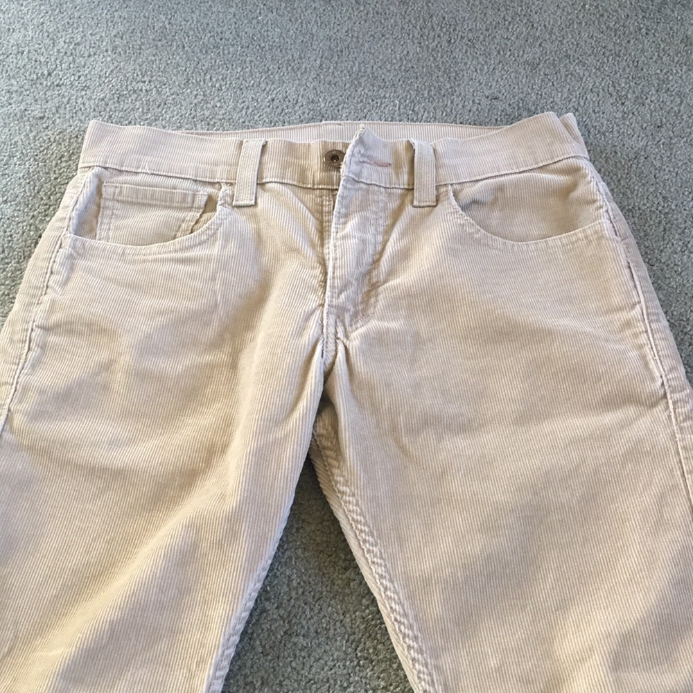 Tan corduroy Levi’s pants